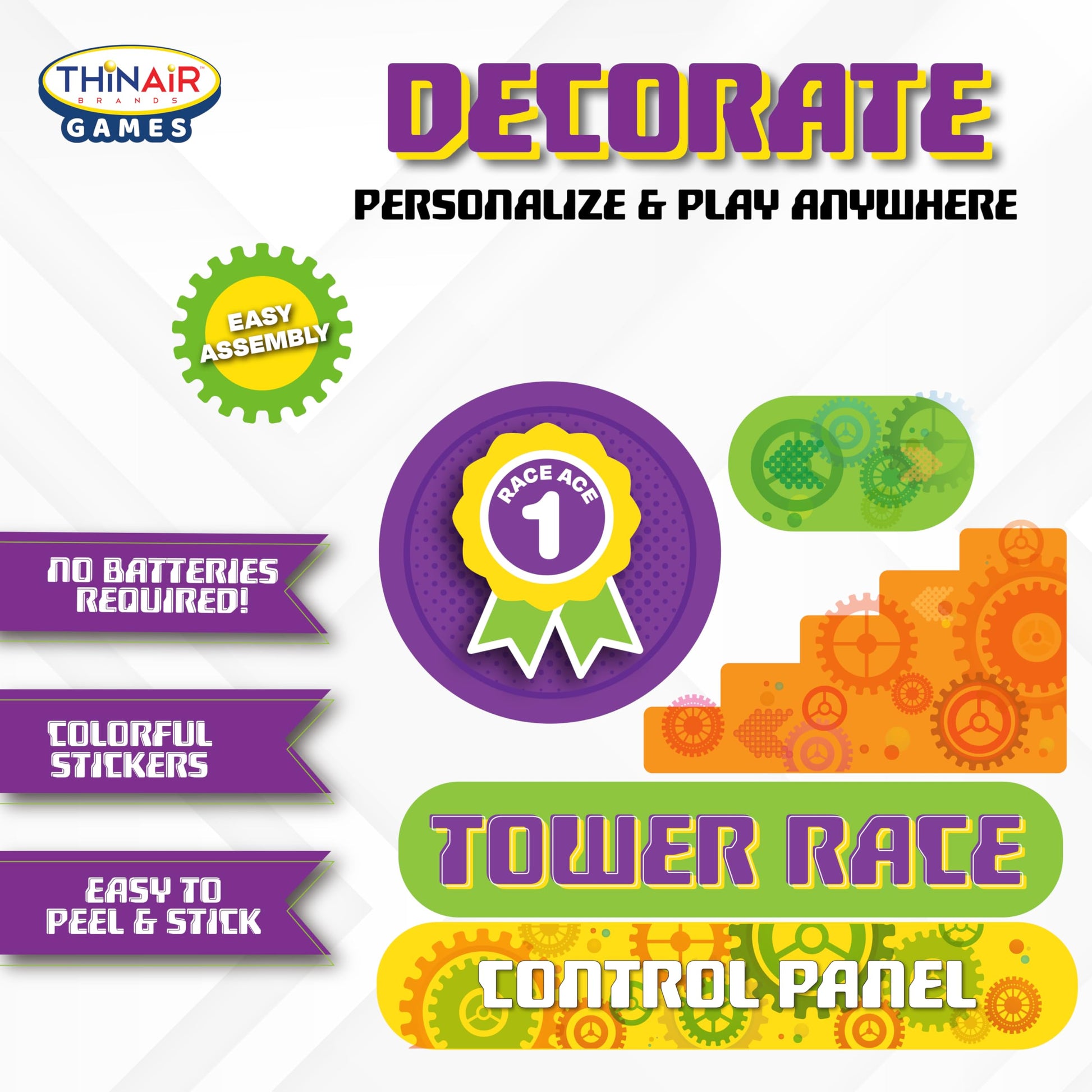 Playful Minds Tower Race Multi-Level Maze Game - A-Maze-ING Action, Multi-Level Challenges, Fast-Paced Control Panel Game - No Batteries Required