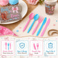 HrEtngiz 175PCS Boots or Bows Gender Reveal Party Decorations - Includes Paper Plates, Cups, Napkins, Spoons, Forks, and Knives, Western Theme Gender