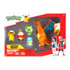 Pokémon Horizons Battle Figure 5-Pack - Includes; Captain Pikachu, Sprigatito, Fuecoco, Quaxly, Charizard + 1 x Fire Missilie Accessory - Official