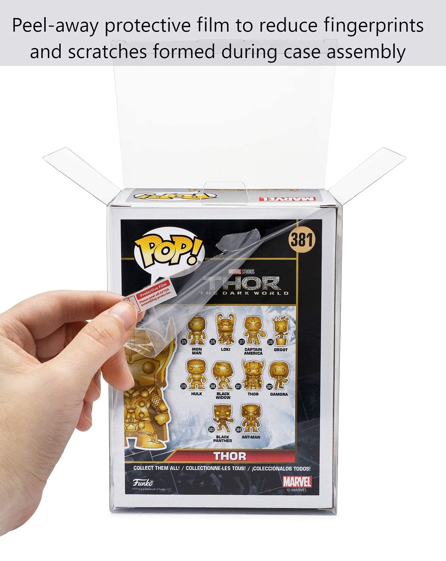 TitanShield 0.5mm Pop Protectors Sleeve Case Compatible with Funko - 4" Inch Pop! Vinyl Figures (20 Pack)