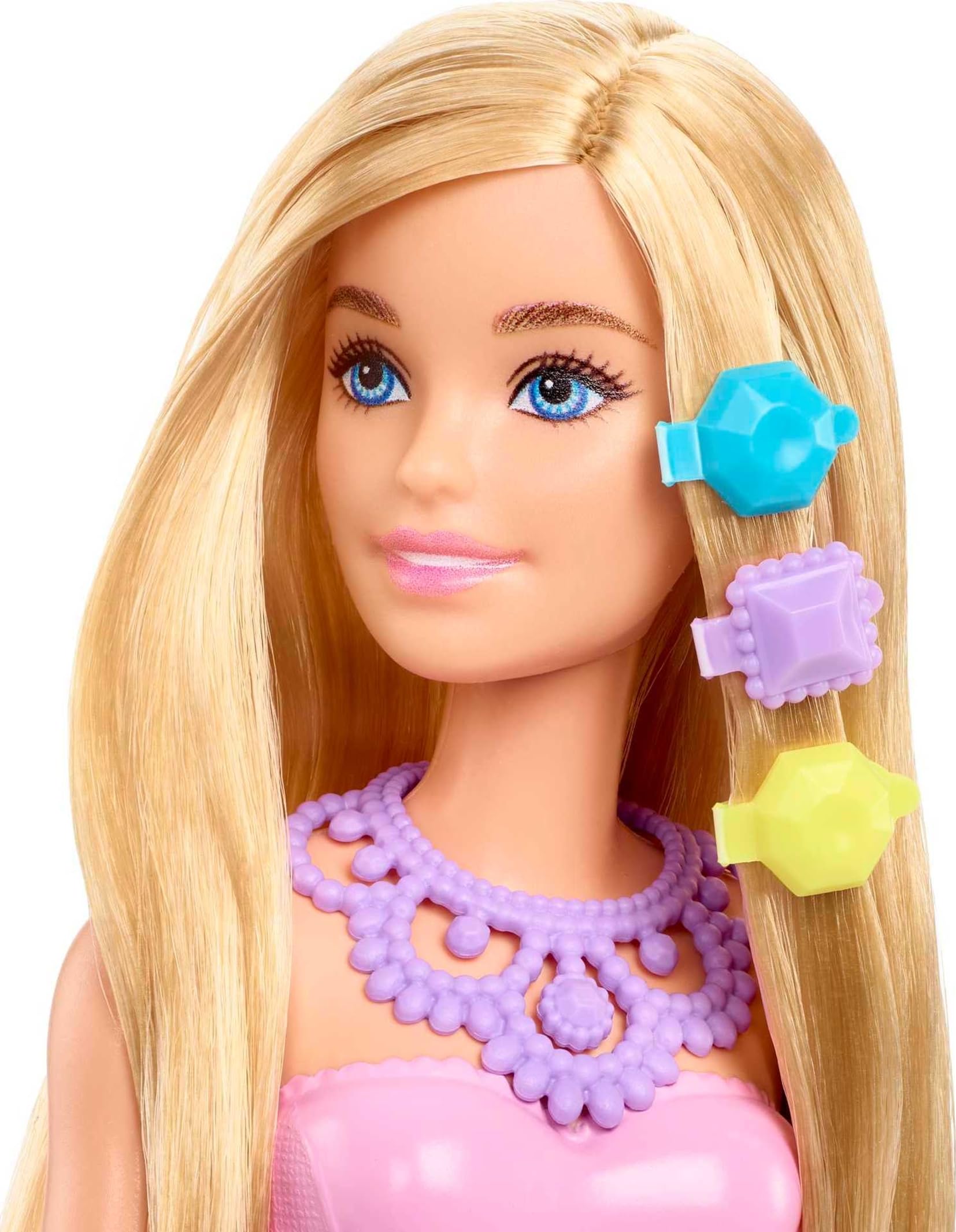 Barbie Dreamtopia Advent Calendar, Fantasy-Themed with 24 Surprises, Daily Toys Include Barbie Fashion Doll, Pets, Clothes & Accessories Like Mermaid