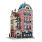 Wrebbit3D Hotel 3D Puzzle | Urbania Collection | 295 Jigsaw Puzzle Pieces | Charming and Unique Streetscape of a Small Town