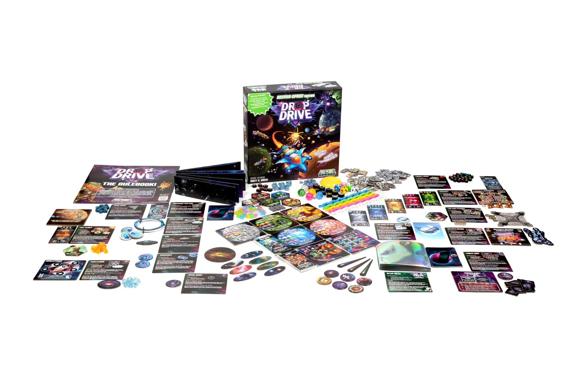 Drop Drive Deeper Space Edition, Collector’s Sci-Fi Board Game Bundle