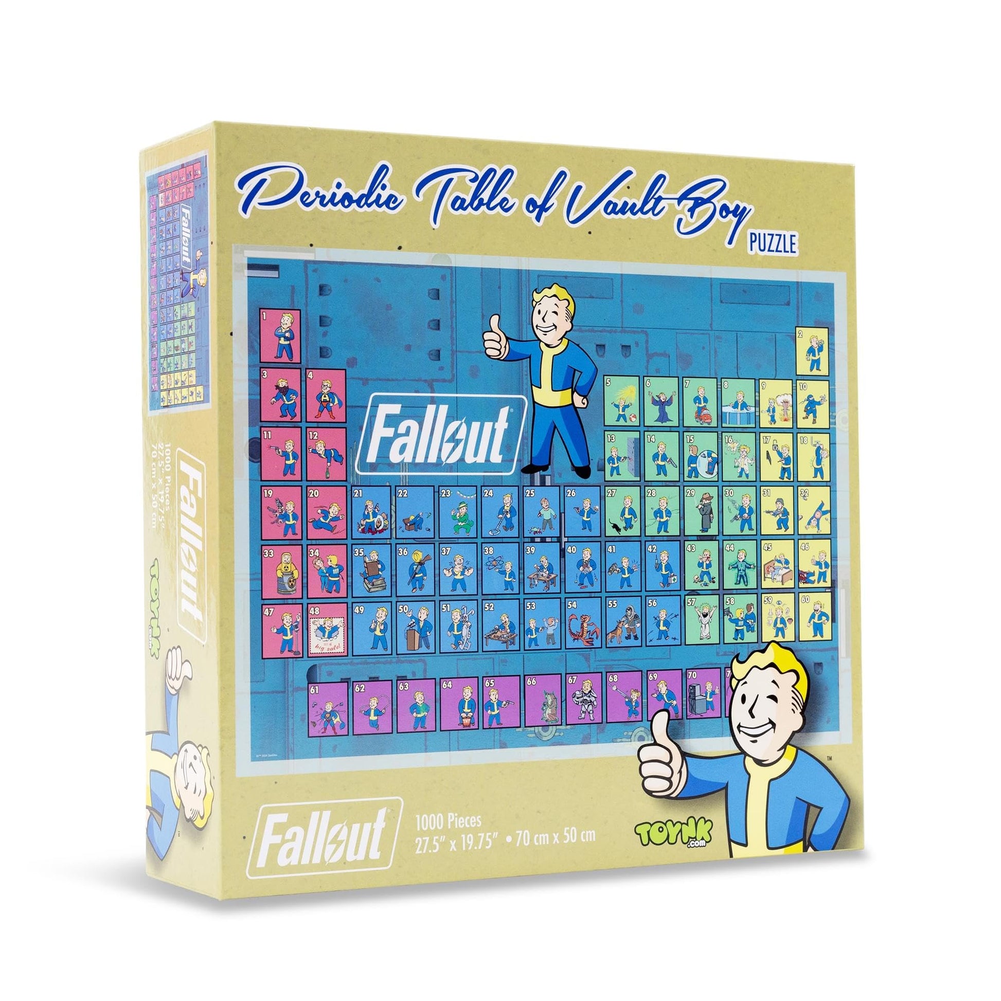 Fallout Periodic Table of Vault Boy 1000-Piece Jigsaw Puzzle for Adults | 28 x 20 Inches