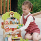 Tender Leaf Toys - Garden Centre - Wood Pretend Play Gardening Set Including Tools, Bird House, Gnomes and Accessories - Encourages Imaginative Play