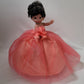 KINNEX COLLECTIONS SINCE 1997 17" Quinceañera Centerpiece Doll - Tulle Gown, Mis Quince Años Table Decoration & Keepsake ARC8421-20 (Flamingo)