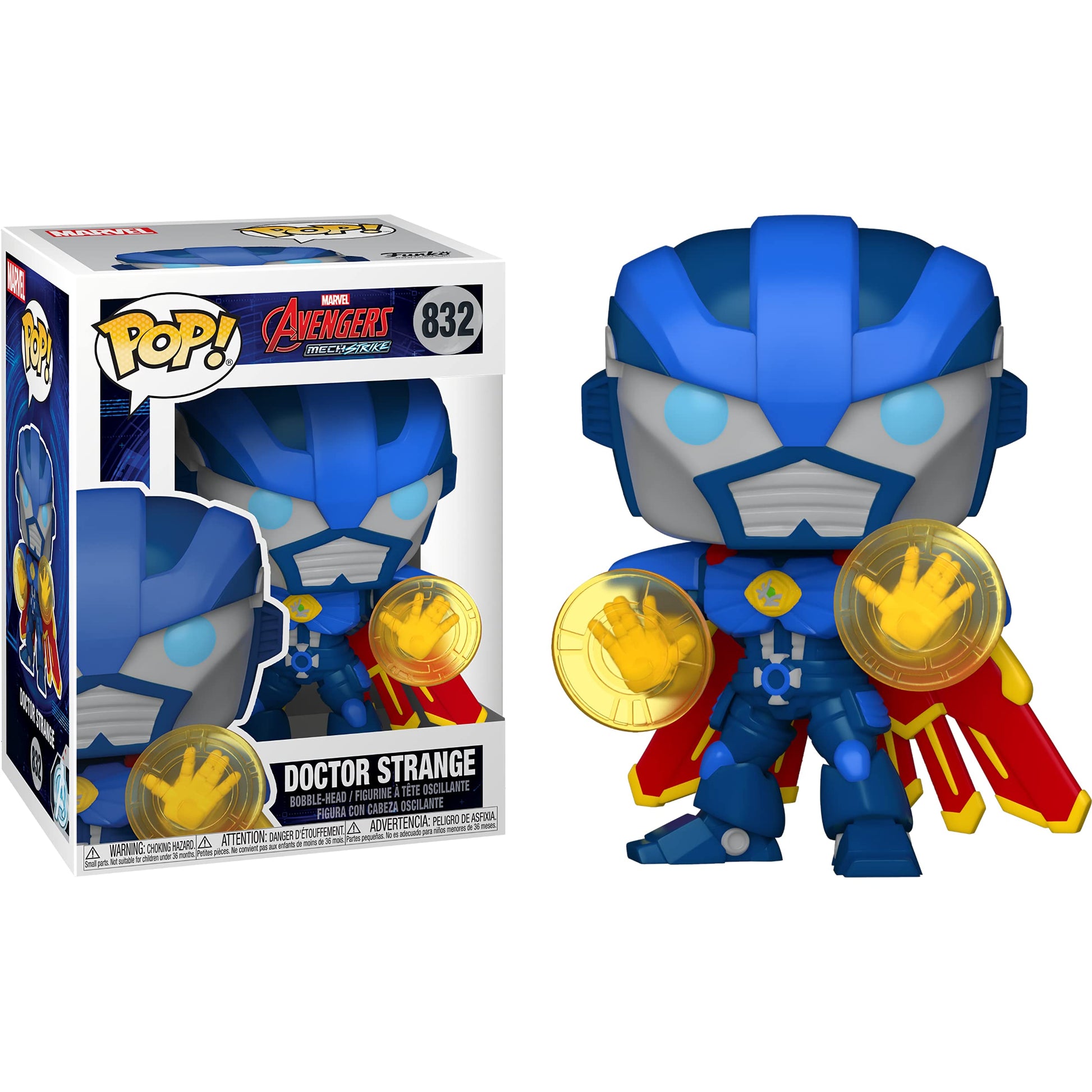 Dr. Stran g e: Fun ko P o p ! Vinyl Figurine Bundle with 1 Compatible 'ToysDiva' Graphic Protector (832-55236 - B)