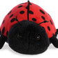 Aurora® Adorable Mini Flopsie™ Ladybug-Ladybird™ Stuffed Animal - Mini Companions Ready for Playful Adventures - for Kids All Ages, Toddlers, Adults