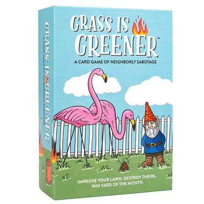 Blue Star Press: Grass is Greener - A Card Game of Neighborly Sabotage, Strategize & Scheme, Humorous Family Game Night, Ages 13+, 2-6 Players