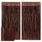 xo, Fetti 2pk Brown Party Curtain | Espresso Martini Fringe Birthday Decor