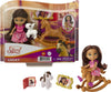 Mattel Spirit Untamed Young Lucky Doll (Approx. 4-in) with 5 Movable Joints & Story Accessories Incuding Rocking Horse & Small Horse