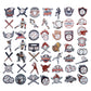 100 Pack Baseball Stickers, Baseball Party Favors, Birthday Decorations
