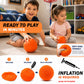 Botabee - Set of 2 Kids Basketball - 6 Inch Mini Rubber Ball for Little Tikes - Toddler Balls for Indoor/Outdoor Play - Ideal Gift Toy for Boys