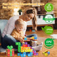 Magnetic Blocks for Toddlers 1-3, 1.4 inch Large Building Blocks Number ABC Learning Toys for 1 2 3 4 5+ Year Old Boys Girls Educational Montessori