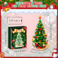 Christmas Tree Building Block Set with Light Kit, Building Toy Compatible with Christmas Sets, Xmas Tree Holiday Decoration for Kids Ages 8-14
