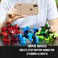 Zing Klikbot Megabot - Large Buildable Poseable Action Figure with Suction Cups, Combines with Other Klikbots, Stop Motion Animation Toy for Kids