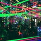508ft UV Neon Paper Garland Crepe Streamers Glow in The Dark Party Supplies Garland Neon Party Decorations Streamers for Blacklight Reactive