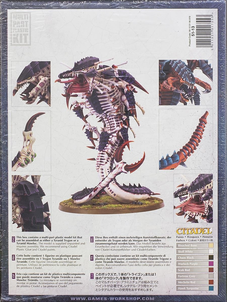 Games Workshop 99120106019" Warhammer 40,000" Tyranid Trygon/Mawloc Action Figure