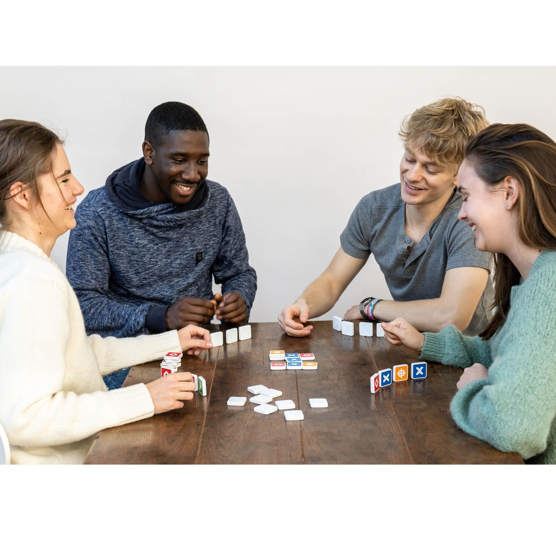 Trixo - Fast-Paced Tile Stacking Strategy Game by FlexiQ, Brain Teasers for Kids 7+, Board Games for Family Night
