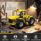 Mould King 17081 Tractor Technique Building Set, 4x4 Toy Car, Challenger Articuated Tractor Construction Vehicle Toys, DIY Engineering Model Sets