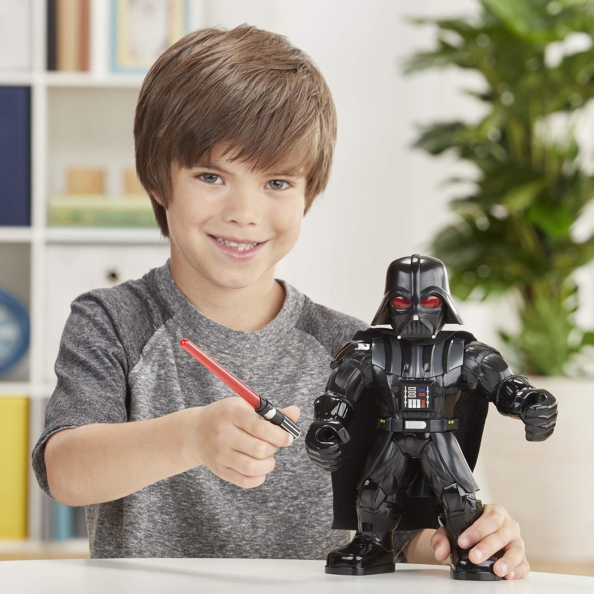 STAR WARS Galactic Heroes Mega Mighties 3-Pack -- Stormtrooper, Darth Vader, and Chewbacca 10-Inch Action Figures, Kids Ages 3 and Up (Amazon