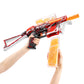 XSHOT Hyper Gel Trace Fire Blaster, Semi and Fully Automatic Gel Blaster & 10,000 Gellets, 600 Capacity Hopper & 850 Capacity Mag, Ages 14 & Up by
