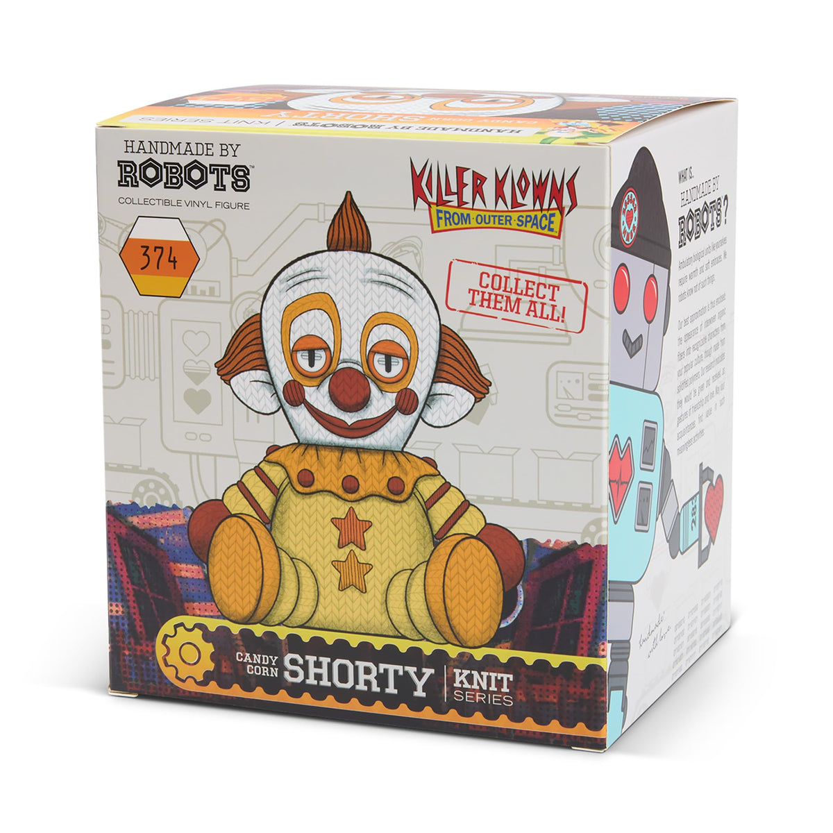 Handmade by Robots - Killer Klowns from Outer Space - Shorty #374 (Candy Corn)