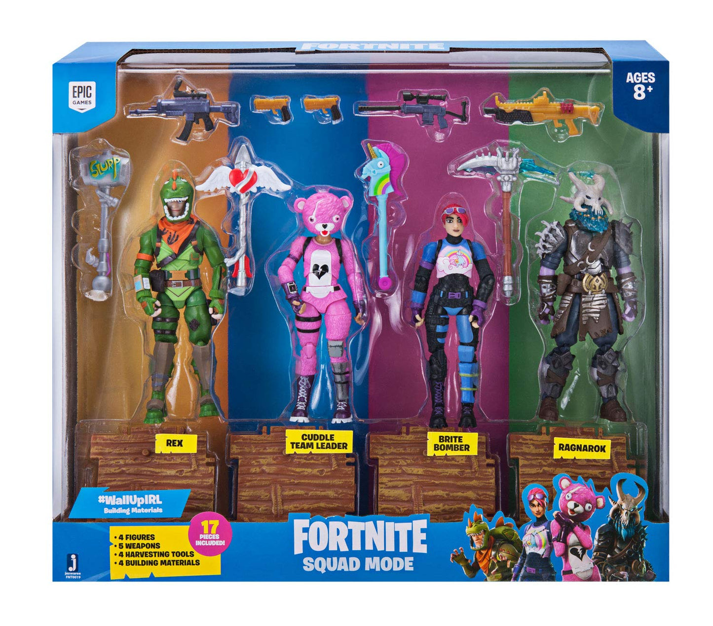 Jazwares Fortnite Squad Mode 4 Figure Pack
