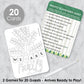 Big Dot of Happiness Family Tree Reunion - 2-in-1 Family Gathering Party Cards - Activity Duo Games - Set of 20