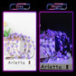 YOFOBU 36PCS LED Flower Crown,Purple Light Up Flower Headband for Women,Glow in The Dark Flower Wreath Crowns for Weddings,Brides,July 4th,Birthday