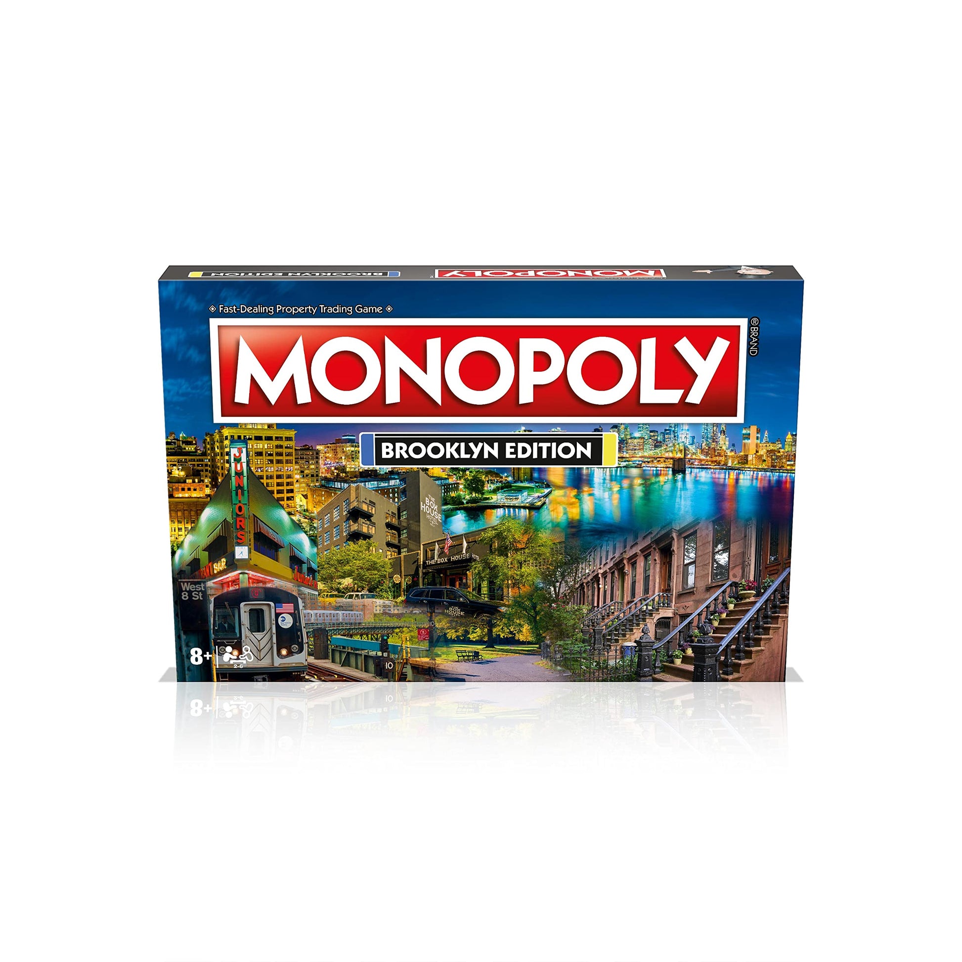Monopoly Board Game Brooklyn Edition: 2-6 Players Family Board Games for Kids and Adults, Board Games for Kids 8 and up, for Kids and Adults, Ideal