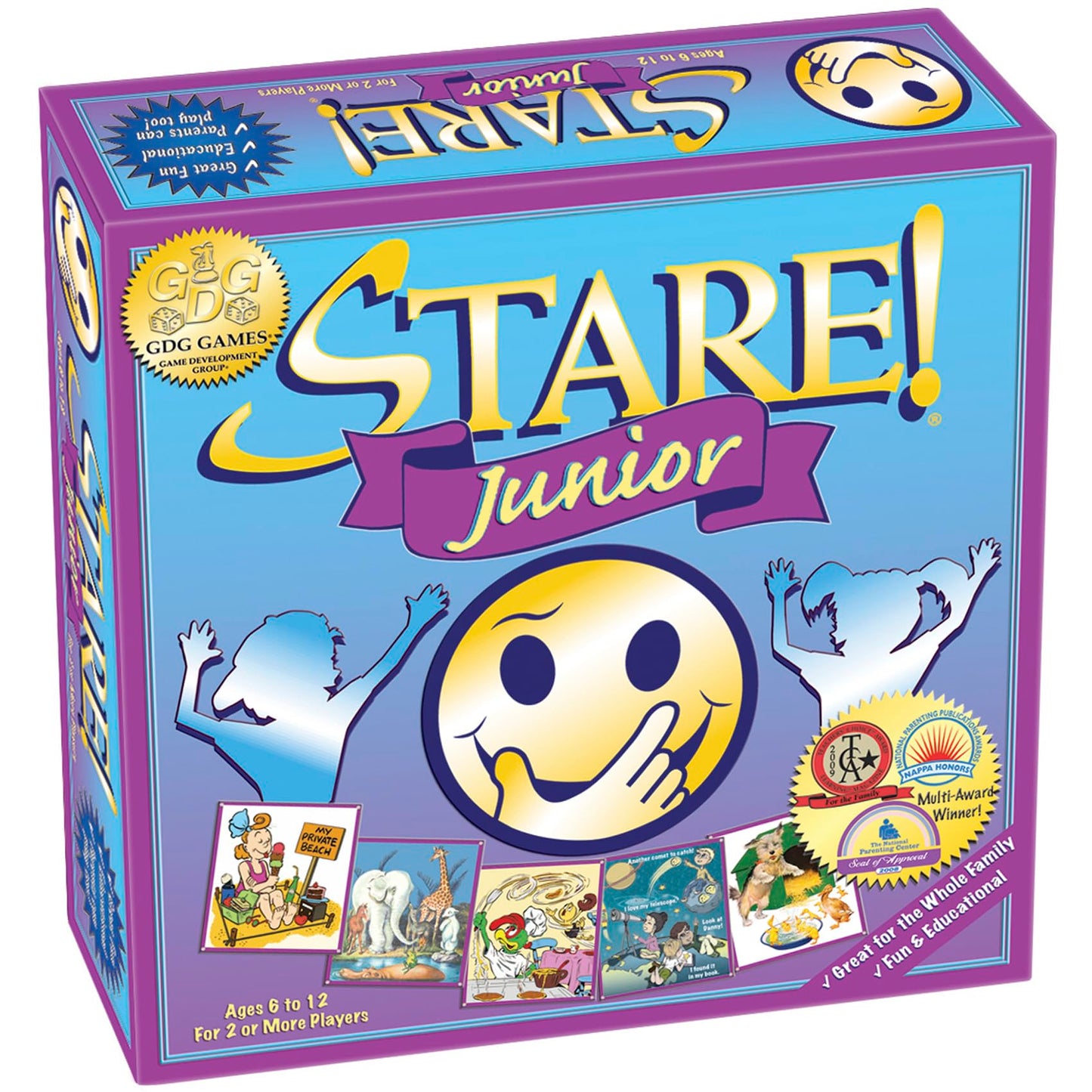 Stare Junior - The Award-Winning Game of Visual Recall, Where Fun Image Cards Challenge Kids’ Minds - Great for The Whole Family, Ages 6 & Up