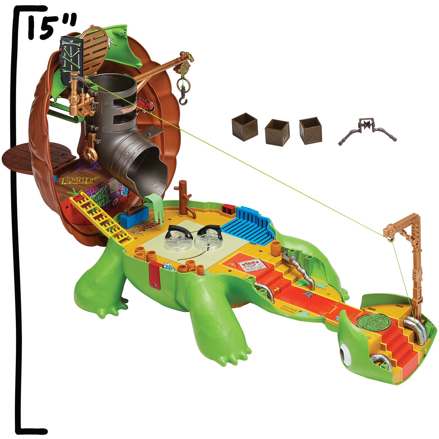 Teenage Mutant Ninja Turtles Tales of The Pet Turtle Playset by Playmates Toys