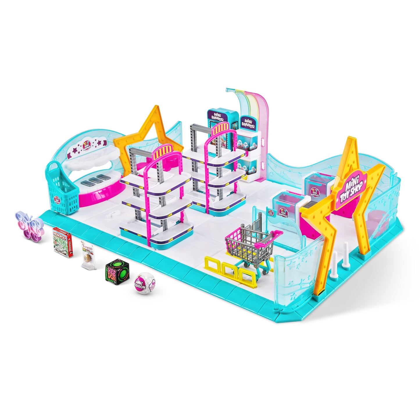 5 Surprise Toy Mini Brands - Mini Toy Shop Playset by ZURU (Series 2) Exclusive and Mystery Collectibles