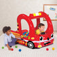 Banzai Rescue Fire Team Play Center Ball Pit with 20 Balls, Toy