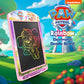 Lollipop - Paw Patrol Girls Rainbow Electronic Doodle Board +3 - Colorful LCD Writing Tablet for Kids with Stylus & Push Button - Magnetic Drawing