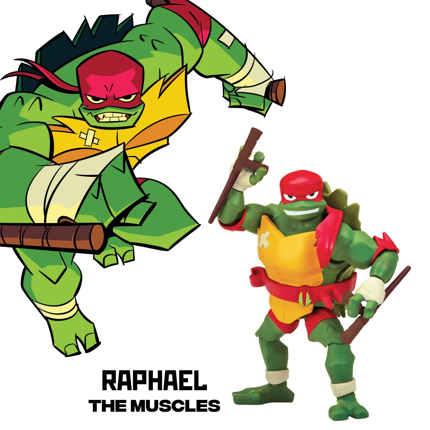 Rise of the Teenage Mutant Ninja Turtles Raphael Action Figure