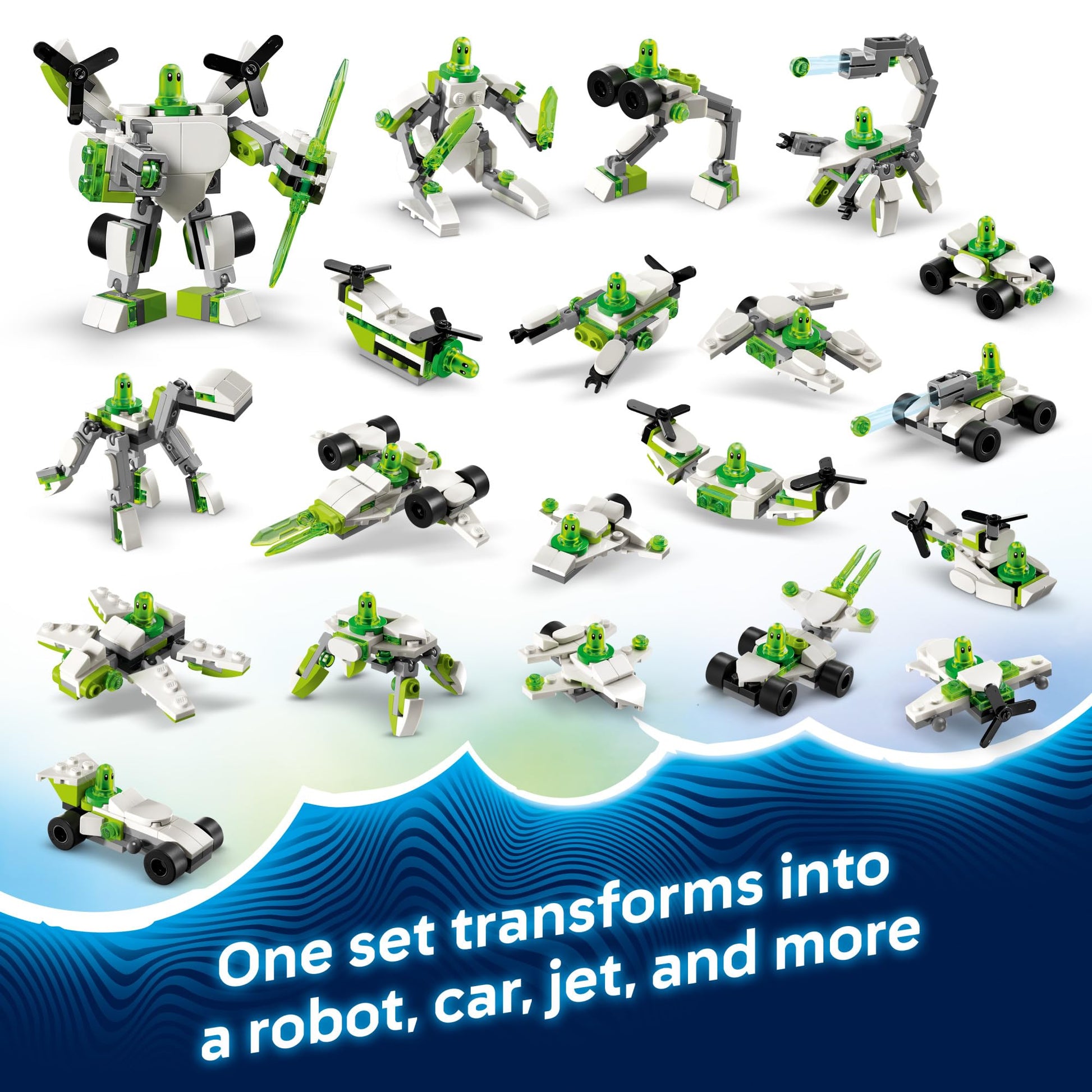 LEGO DREAMZzz Z-Blob's Robot and Vehicle Adventures Robot Toy Building Kit - Mech Suit Set for Kids, Boys and Girls, Ages 7+ - 19 Rebuild Options for