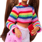 Barbie Dream Besties Weekend Getaway Teresa Doll and Accessories, Fashion Doll with Removable Fashions & 7 Travel Themed Toy Pieces
