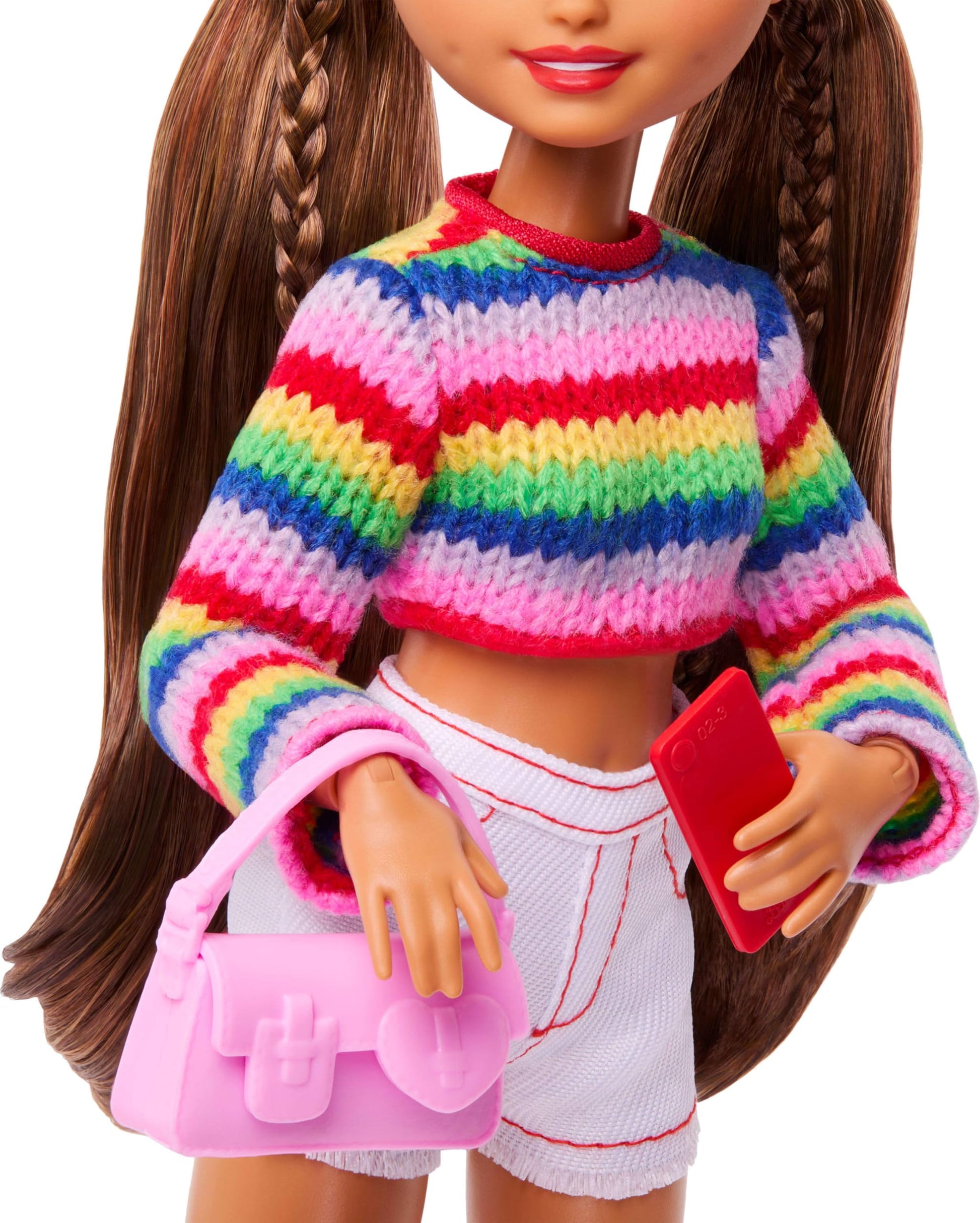 Barbie Dream Besties Weekend Getaway Teresa Doll and Accessories, Fashion Doll with Removable Fashions & 7 Travel Themed Toy Pieces