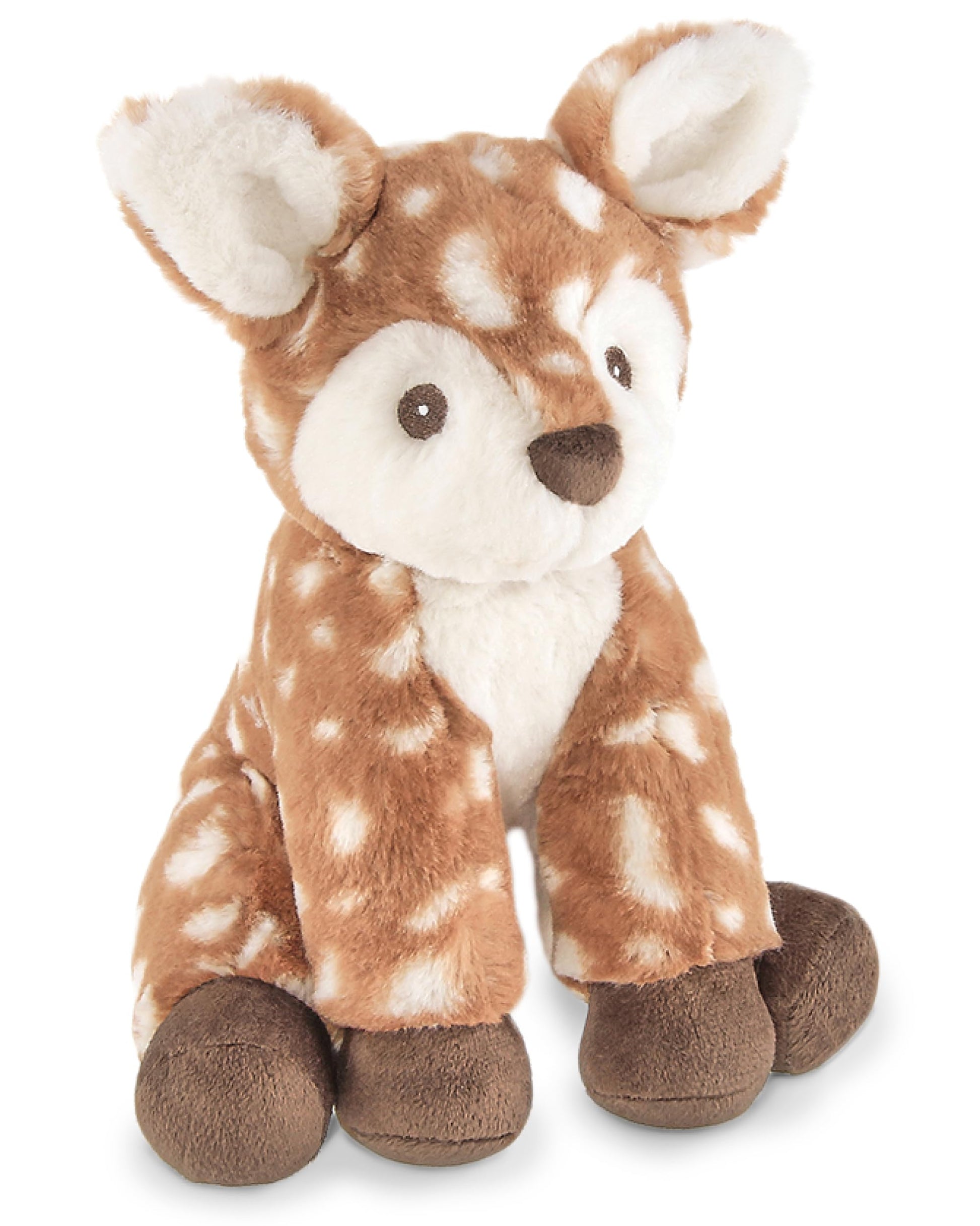 Bearington Lil' Willow Deer Stuffed Animal - 9" Plush Fawn Toy with Ultra Soft Fur - Cuddly Stuffed Deer with Embroidered Safety Eyes and Bean Bag