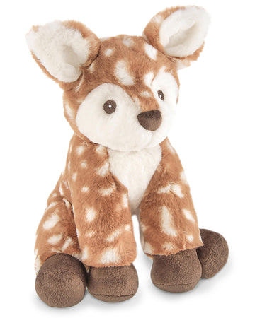 Bearington Lil' Willow Deer Stuffed Animal - 9" Plush Fawn Toy with Ultra Soft Fur - Cuddly Stuffed Deer with Embroidered Safety Eyes and Bean Bag