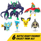 Pokémon Battle Ready Figure Set with 4.5-Inch Deluxe Grimmsnarl Action Figure & 5 Mini Scarlet and Violet Toys - Official Licensed Battle Pack