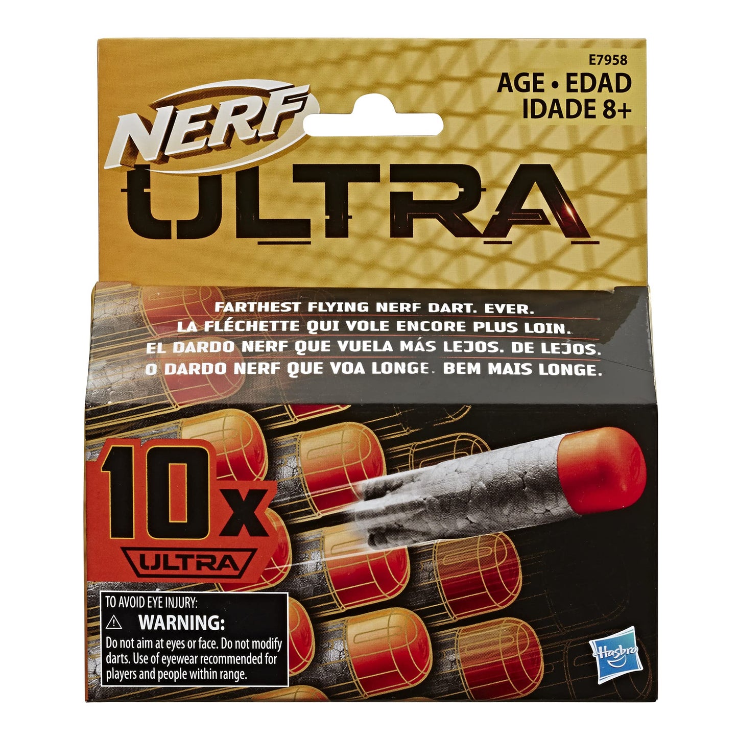Nerf Ultra 10-Dart Refill Pack, The Ultimate in Dart Blasting, Compatible Only with Ultra Blasters [Multicolour]