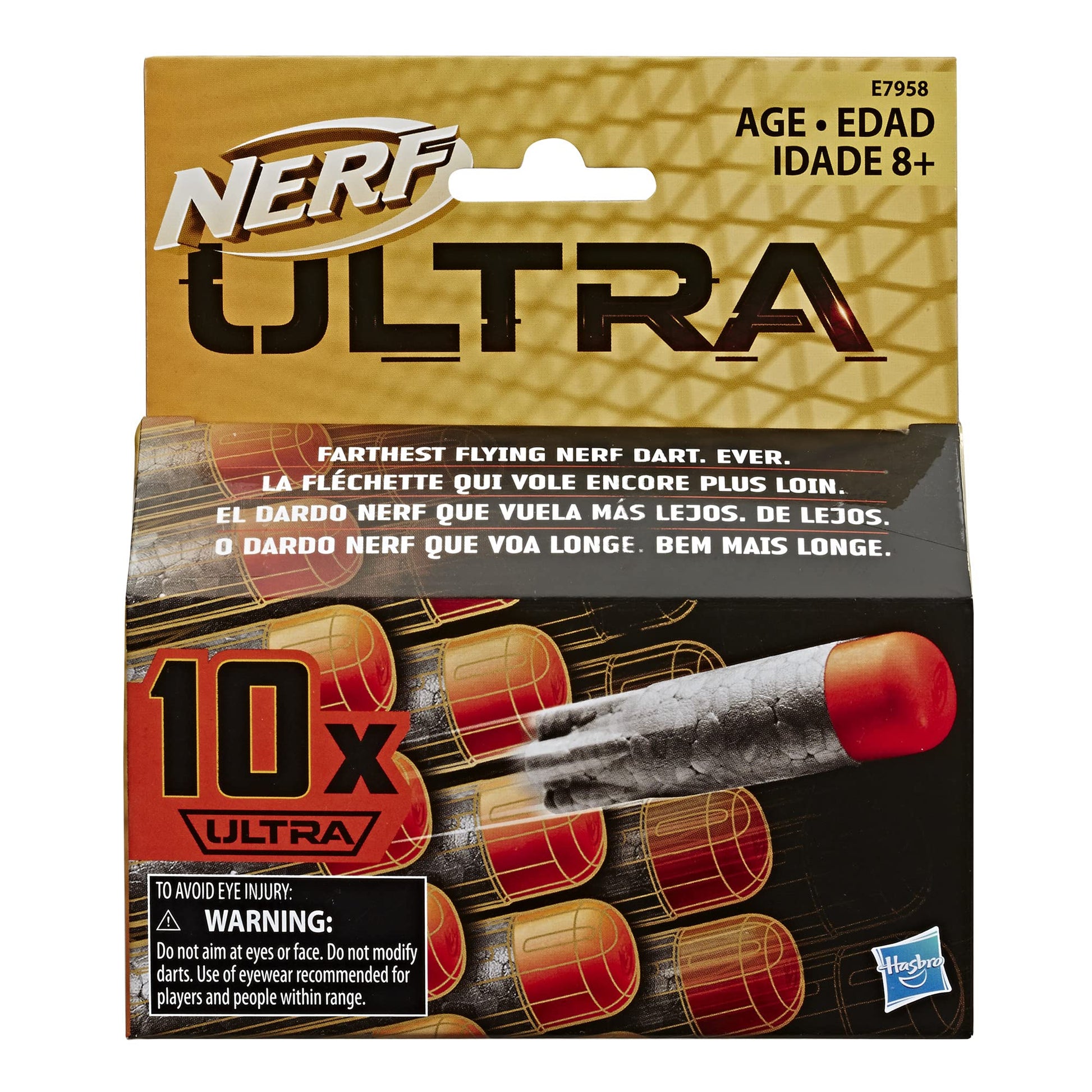 Nerf Ultra 10-Dart Refill Pack, The Ultimate in Dart Blasting, Compatible Only with Ultra Blasters [Multicolour]