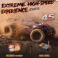YESHIN 1:10 Large RC Car 45km/h High Speed Off-Road Truck, Waterproof Electric Powered RC Cars All Terrain Toys with 2 Rechargeable 2600mAh Batteries