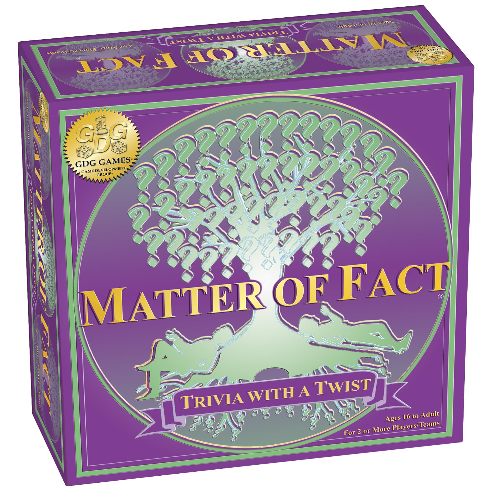 Matter of Fact - Fast-Paced, Rapid-Fire Trivia Challenge with Quirky Categories - Adult & Family Game Night Fun