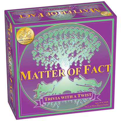 Matter of Fact - Fast-Paced, Rapid-Fire Trivia Challenge with Quirky Categories - Adult & Family Game Night Fun