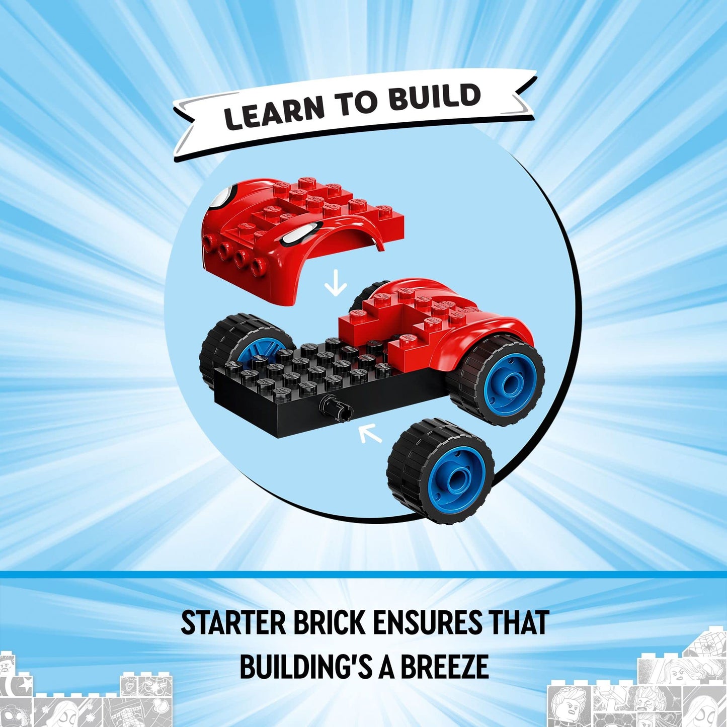 LEGO Marvel Spidey and His Amazing Friends Spider-Man at Doc Ock’s Lab 10783 Building Kit; Super-Hero Playset with Spider-Man, a Vehicle and 2 Other