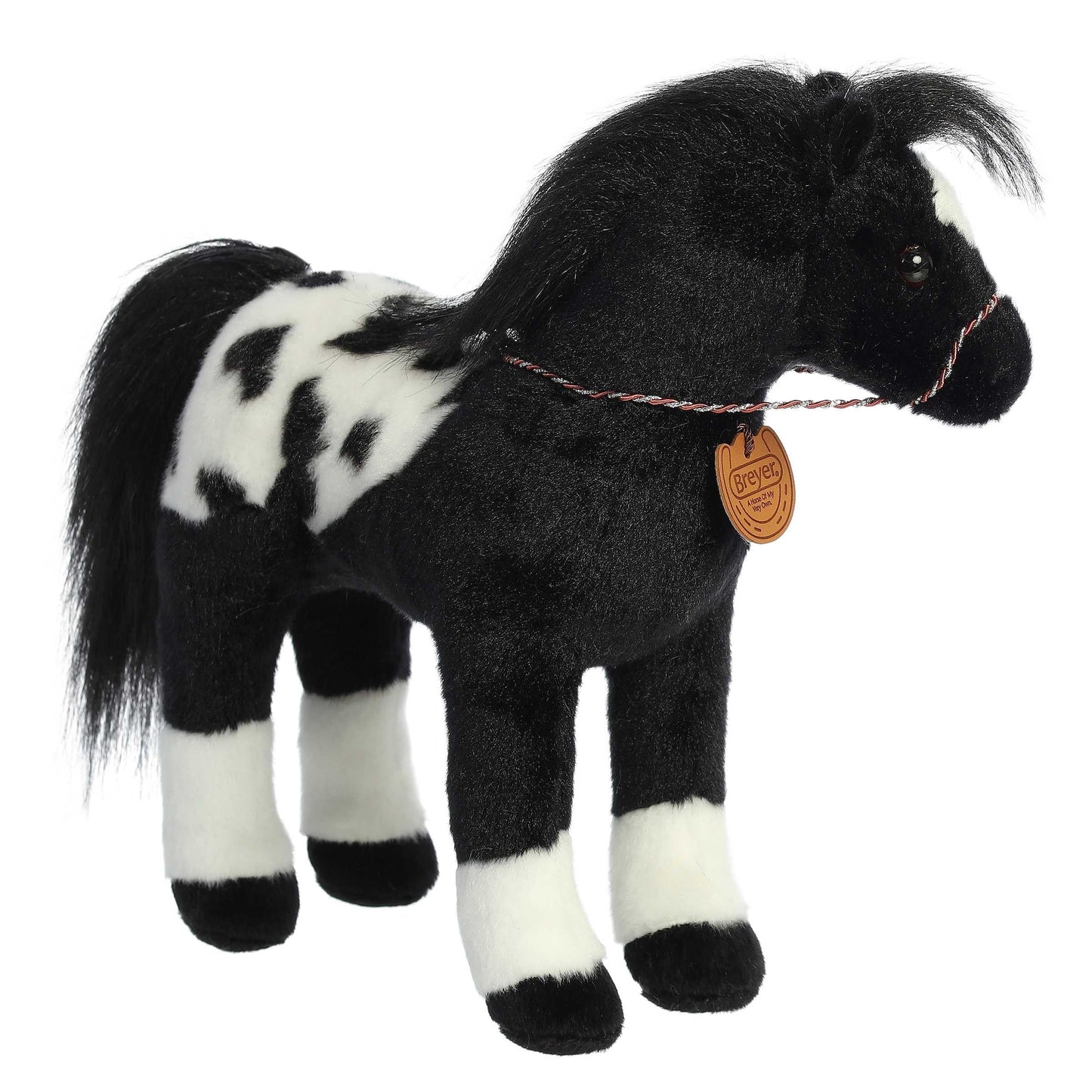 Aurora® Exquisite Breyer® Showstoppers Black Appaloosa Stuffed Animal - Realistic Detailing for Imaginative Play - Perfect for Kids, Adults, and Any